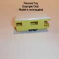 Matchbox Lesney 23 c Trailer Caravan White Plastic Roof