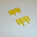 Matchbox Lesney 40 c Hay Trailer Yellow Plastic Racks Pair