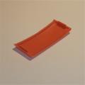 Matchbox Lesney 57e Eccles Caravan Orange Plastic Roof Panel