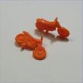 Matchbox Lesney 60e Holden Pickup Pair of Orange Motor Bikes