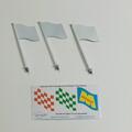Matchbox Lesney MG1d Garage Service Station Flag Poles Set