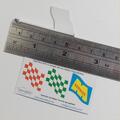 Matchbox Lesney MG1d Garage Service Station Flag Poles Set