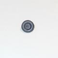 Matchbox Lesney Black Plastic 12mm Road Wheel w. Axle Stub