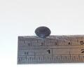 Matchbox Lesney Black Plastic 12mm Road Wheel w. Axle Stub