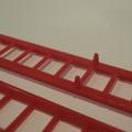 Minic 62m Fire Engine Ladders x 2 with clips