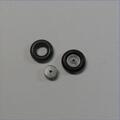 Triang Minic Sedans & Small Truck Cast Metal Pair Road Hubs & Tyres