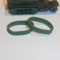 Matchbox Tracks 1-75 49 a Military Halftrack Treads Green Pair