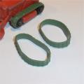 Matchbox Tracks 1-75 58 b Drott Excavator Treads Green Pair