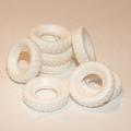 Dinky Toys 15mm Block Tread Tyre - White (Y009)