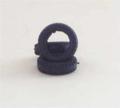 11mm Round Tread Tyre - Black (Y018)