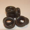 Corgi Toys 24mm Square Tread Tyre - Black (Y025)