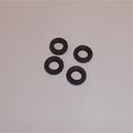 Dinky Toys Later Sedan Tires set 4 Slotted Black Tyres Pack #57