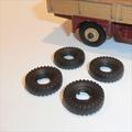 Dinky Toys Truck and Van Tires set of 4 Tyres Pack #5