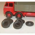 Dinky Toys Supertoys Foden Truck Tires set of 9 Tyres Pack #6