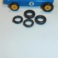 Matchbox Lesney 1-75 Racing Car 19 d Lotus 52 b BRM Tires set of 4 Tyres Pack #9