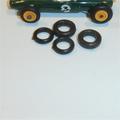 Matchbox Lesney 1-75 Racing Car 19 d Lotus 52 b BRM Tires set of 4 Tyres Pack #9