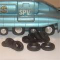 Dinky Toys SPV 104 Tires set of 10 Tyres Pack #14