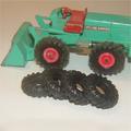 Matchbox KingSize K 10 Tractor Grader Tires 4 Tyres Pack #16