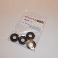 Matchbox KingSize K  5 c Muir Hill Trailer Tires 4 Tyres Pack #16