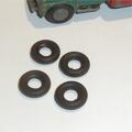 Micro Models Small Truck 17mm Smooth Tires 4 Tyres Pack #26