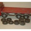 Tri-ang Spot-On Large Truck Tires set of 8 Tyres Pack #28