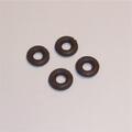 Minic Push'n'Go Black Smooth 14mm Tyres Pack #36