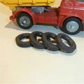 Corgi Toys Majors Late Issue Trucks Tires set of 4 Tyres Pack #40