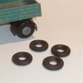 Micro Models Early Issue Truck Tires 4 Tyres Pack #41