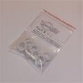 Tri-ang Minic Tires set of 8 18mm White Tyres Pack 45