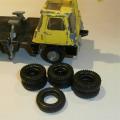 Dinky Toys Supertoys Late Issue Tires set of 8 Tyres Pack #48