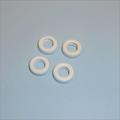 Dinky Toys Later Sedan Tires set 4 Slotted White Tyres Pack #58