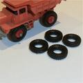 Matchbox Lesney 1-75 28 Mack Truck Tires set of 4 Tyres Pack #62