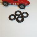 Matchbox Lesney 1-75 Racing Car 19 c, 52 a, or 73 b Tires set of 4 Tyres Pack #68