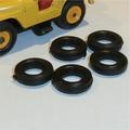 Matchbox Lesney 1-75 72b Jeep Tires set of 5 Tyres Pack #71