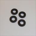 Corgi Toys Black Tires 15mm 107 Batboat Trailer set of 4 Tyres Pack #72