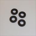 Corgi Toys Black Tires 15mm Later Sedan set of 4 Tyres Pack #72