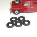 Corgi Toys Land Rovers & small Truck pre-1967 Tires set of 5 Tyres Pack #78