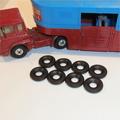 Corgi Toys Major models pre-1967 truck Tires set of 8 Tyres Pack #79