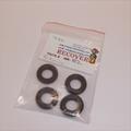 Britains Models Black Hollow 24mm Truck Tyres Pack #82