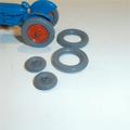 Matchbox Lesney 1-75 72a Tractor Tires 2 Rear Tyres & 2 Front Wheels Set Pack #86