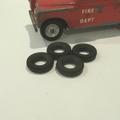 Tri-ang Spot-On Landrover Tires set 5 Black Tyres Pack #94