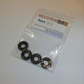 Dinky Toys Military Tires 18mm set of 4 Tyres Pack #97