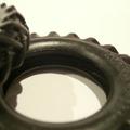 Britains Models Black Hollow Tractor 48mm Rear Tyres Pack #107