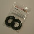 Britains Models Black Hollow Tractor 48mm Rear Tyres Pack #107