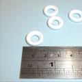 Dinky Toys White Smooth Tires set of 4 15mm Sedan Tyres Pack #111