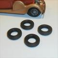 Matchbox Yesteryear Car & Small Truck Tires 4 Tyres Pack #112