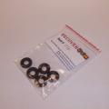 Dinky Toys Small Truck 17mm Smooth Tires set of 5 Tyres Pack #114