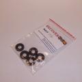 Dinky Toys Small Truck 17mm Smooth Tires set of 5 Tyres Pack #114