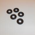 Dinky Toys Guy Van and Tray Truck 19mm Smooth Tires set of 5 Tyres Pack #117