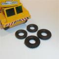 Matchbox KingSize K 14 a Taylor Jumbo Crane set of 4 Tyres Pack #118